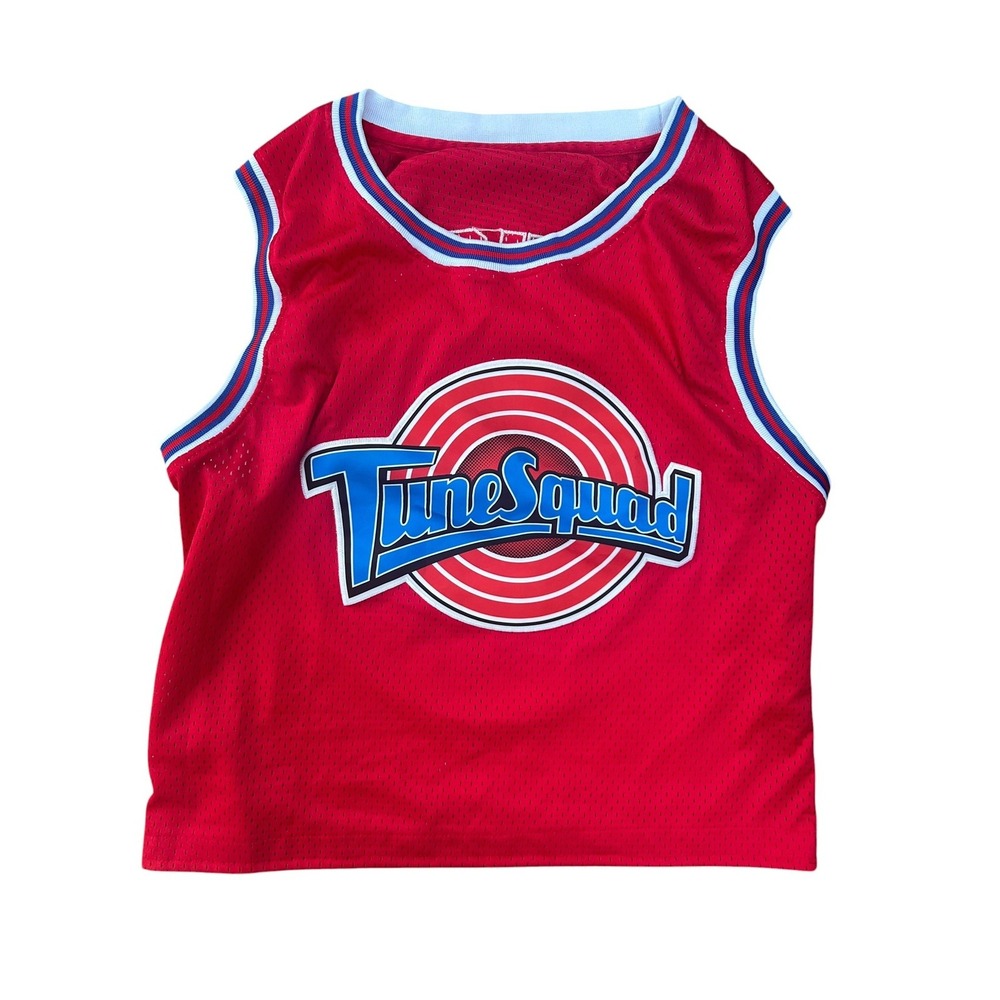 Champion Space Jam Tune Squad Bugs Bunny #1 Jersey Red Size XXL Mesh Vintage